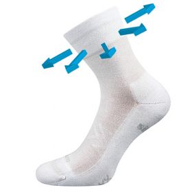 VoXX® ponožky Esencis bílá | 35-38 (23-25) 1 pár, 39-42 (26-28) 1 pár, 43-46 (29-31) 1 pár, 47-50 (32-34) 1 pár