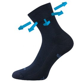 VoXX® ponožky Esencis tmavě modrá | 35-38 (23-25) tm.modrá 1 pár, 39-42 (26-28) tm.modrá 1 pár, 43-46 (29-31) tm.modrá 1 pár, 47-50 (32-34) tm.modrá 1 pár