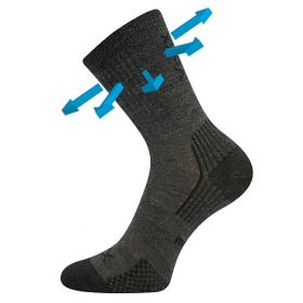 VoXX® ponožky Optimalik tmavě šedá
