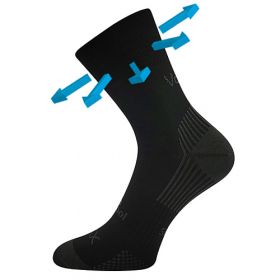 VoXX® ponožky Optimus černá | 35-38 (23-25) 1 pár