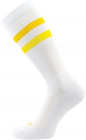 VoXX® ponožky Retran bílá/žlutá
