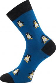 VoXX® ponožky Sněženka tučňáci tyrkys | 35-38 (23-25) 1 pár, 39-42 (26-28) 1 pár