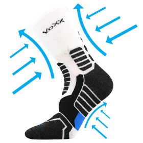 VoXX® ponožky Ronin bílá | 35-38 (23-25) 1 pár, 39-42 (26-28) 1 pár, 43-46 (29-31) 1 pár