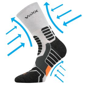 VoXX® ponožky Ronin světle šedá