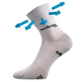 VoXX® ponožky Mission Medicine světle šedá | 35-38 (23-25) 1 pár, 47-50 (32-34) 1 pár