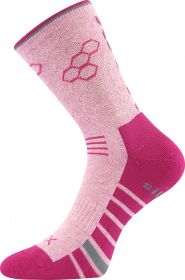 VoXX® ponožky Virgo růžová melé | 35-38 (23-25) 1 pár, 39-42 (26-28) 1 pár
