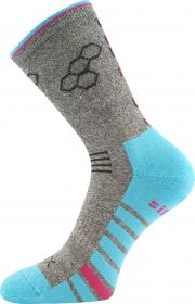 VoXX® ponožky Virgo šedá melé | 35-38 (23-25) 1 pár, 39-42 (26-28) 1 pár