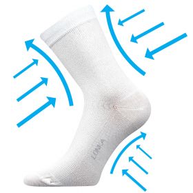 Lonka® ponožky Kooper bílá | 43-46 (29-31) 1 pár