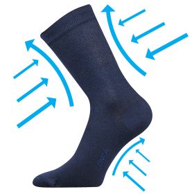 Lonka® ponožky Kooper tmavě modrá | 35-38 (23-25) tm.modrá 1 pár, 39-42 (26-28) tm.modrá 1 pár