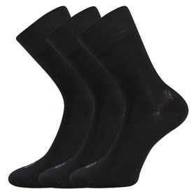 Lonka® ponožky Deli černá | 35-38 (23-25) 3 páry, 43-46 (29-31) 3 páry
