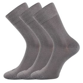 Lonka® ponožky Deli světle šedá | 35-38 (23-25) 3 páry, 39-42 (26-28) 3 páry, 43-46 (29-31) 3 páry