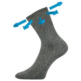 VoXX® ponožky Corsa Medicine antracit melé