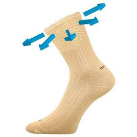 VoXX® ponožky Corsa Medicine béžová | 35-38 (23-25) 1 pár, 39-42 (26-28) 1 pár, 43-46 (29-31) 1 pár, 47-50 (32-34) 1 pár