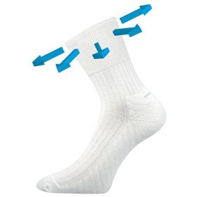 VoXX® ponožky Corsa Medicine bílá | 35-38 (23-25) 1 pár, 39-42 (26-28) 1 pár, 43-46 (29-31) 1 pár, 47-50 (32-34) 1 pár