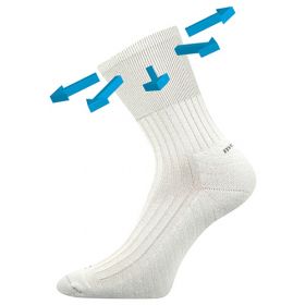 VoXX® ponožky Corsa Medicine světle šedá | 35-38 (23-25) 1 pár, 39-42 (26-28) 1 pár, 43-46 (29-31) 1 pár, 47-50 (32-34) 1 pár