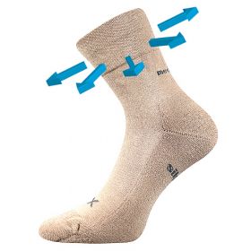 VoXX® ponožky Enigma Medicine béžová | 35-38 (23-25) 1 pár, 39-42 (26-28) 1 pár, 43-46 (29-31) 1 pár, 47-50 (32-34) 1 pár