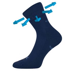 VoXX® ponožky Enigma Medicine tmavě modrá | 35-38 (23-25) 1 pár, 39-42 (26-28) 1 pár, 43-46 (29-31) 1 pár, 47-50 (32-34) 1 pár