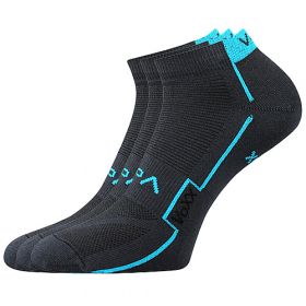 VoXX® ponožky Kato tmavě šedá | 35-38 (23-25) tm.šedá 3 páry, 39-42 (26-28) tm.šedá 3 páry, 43-46 (29-31) tm.šedá 3 páry