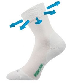 VoXX® ponožky Zeus zdrav. bílá