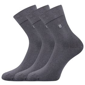 Lonka® ponožky Dagles tmavě šedá | 39-42 (26-28) tm.šedá 3 páry, 43-46 (29-31) tm.šedá 3 páry, 47-50 (32-34) tm.šedá 3 páry