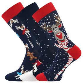 Lonka® ponožky Debox vánoce | 35-38 (23-25) mix M 1 pack, 43-46 (29-31) mix M 1 pack
