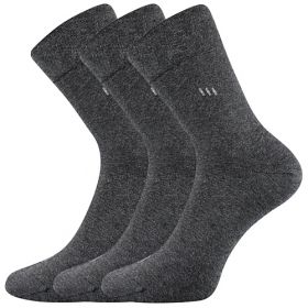 Lonka® ponožky Dipool antracit melé | 39-42 (26-28) 3 páry, 43-46 (29-31) 3 páry