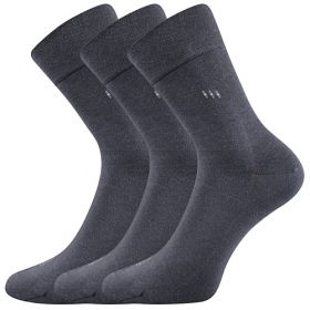 Lonka® ponožky Dipool tmavě šedá | 39-42 (26-28) tm.šedá 3 páry, 43-46 (29-31) tm.šedá 3 páry, 47-50 (32-34) tm.šedá 3 páry
