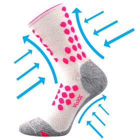 VoXX® ponožky Finish bílá | 35-38 (23-25) 1 pár, 39-42 (26-28) 1 pár