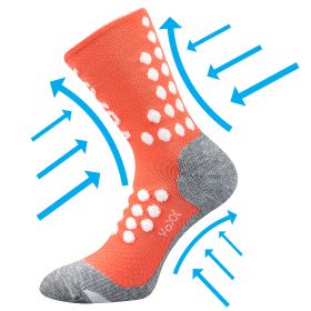 VoXX® ponožky Finish lososová | 35-38 (23-25) 1 pár, 39-42 (26-28) 1 pár