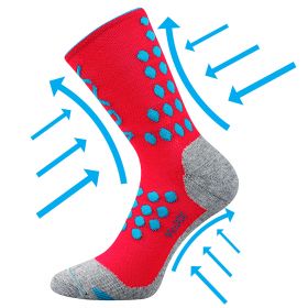 VoXX® ponožky Finish neon růžová | 35-38 (23-25) 1 pár, 39-42 (26-28) 1 pár