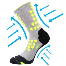 VoXX® ponožky Finish světle šedá | 39-42 (26-28) sv.šedá 1 pár, 43-46 (29-31) sv.šedá 1 pár