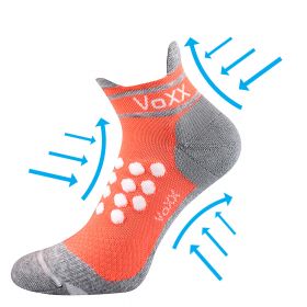 VoXX® ponožky Sprinter lososová | 35-38 (23-25) 1 pár, 39-42 (26-28) 1 pár