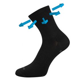 VoXX® ponožky Baeron černá | 35-38 (23-25) 1 pár, 43-46 (29-31) 1 pár, 47-50 (32-34) 1 pár