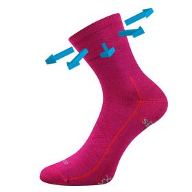 VoXX® ponožky Baeron fuxia | 35-38 (23-25) 1 pár, 39-42 (26-28) 1 pár