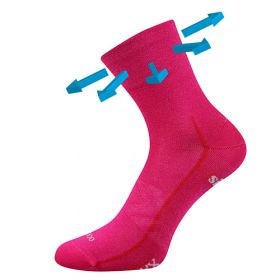 VoXX® ponožky Baeron magenta | 39-42 (26-28) 1 pár