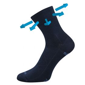 VoXX® ponožky Baeron tmavě modrá | 39-42 (26-28) tm.modrá 1 pár, 43-46 (29-31) tm.modrá 1 pár, 47-50 (32-34) tm.modrá 1 pár