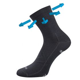 VoXX® ponožky Baeron tmavě šedá | 35-38 (23-25) tm.šedá 1 pár, 39-42 (26-28) tm.šedá 1 pár, 43-46 (29-31) tm.šedá 1 pár
