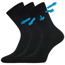 Lonka® ponožky Drbambik černá | 35-38 (23-25) 3 páry, 39-42 (26-28) 3 páry, 43-46 (29-31) 3 páry