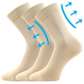 Lonka® ponožky Drmedik béžová | 35-38 (23-25) 3 páry, 39-42 (26-28) 3 páry, 43-46 (29-31) 3 páry