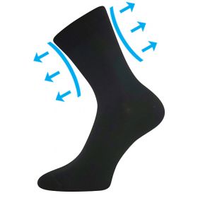 Lonka® ponožky Drmedik černá