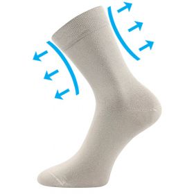 Lonka® ponožky Drmedik světle šedá