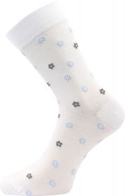 Lonka® ponožky Flowrana kytky bílá