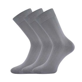 Lonka® ponožky Habin šedá | 41-42 (27-28) 3 páry, 43-45 (29-30) 3 páry, 46-48 (31-32) 3 páry