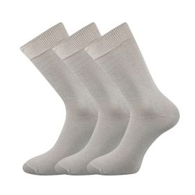 Lonka® ponožky Habin světle šedá | 41-42 (27-28) 3 páry, 43-45 (29-30) 3 páry, 46-48 (31-32) 3 páry