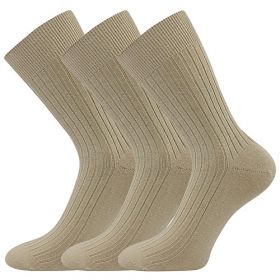 Lonka® ponožky Zebran béžová | 43-45 (29-30) 3 páry