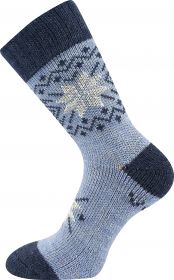 VoXX® ponožky Alta norský vzor K | 35-38 (23-25) 1 pár, 39-42 (26-28) 1 pár