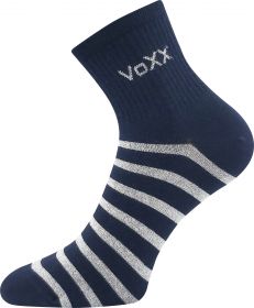 VoXX® ponožky Boxana pruhy tmavě modrá