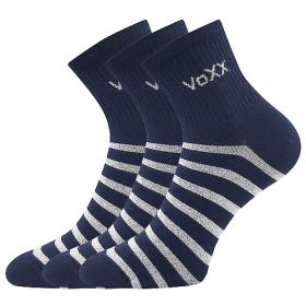 VoXX® ponožky Boxana pruhy tmavě modrá | 35-38 (23-25) tm.modrá 3 páry, 39-42 (26-28) tm.modrá 3 páry