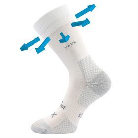 VoXX® ponožky Menkar bílá | 35-38 (23-25) 1 pár, 39-42 (26-28) 1 pár, 43-46 (29-31) 1 pár