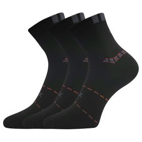 VoXX® ponožky Rexon 02 černá | 39-42 (26-28) 3 páry, 43-46 (29-31) 3 páry
